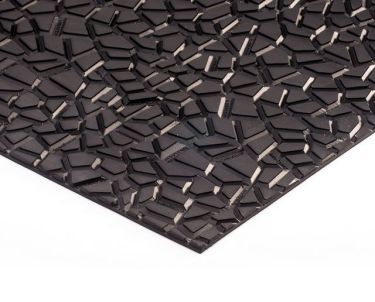 Hexagrip HighGrip Plaat Plaat 4,5mm Zwart