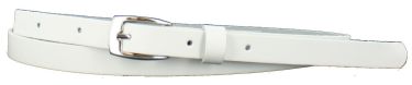 Riem P2001 Leren Riem 20mm Wit