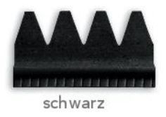 Schoenrand Rubber Nr.29 Zwart