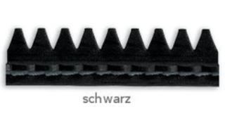 Schoenrand Rubber Nr.39 Zwart