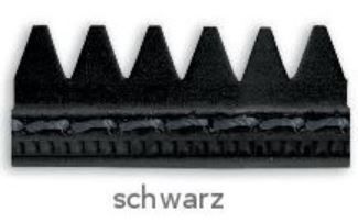 Schoenrand Rubber Nr.44 Zwart