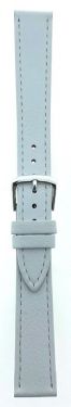 Horlogeband Gestikt 10 mm Wit