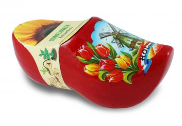 Flower Clog 635 Souvenir 10cm Kl.0433 (Rood Tulp)