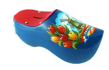 Spaarpotklomp 700 Souvenir 14cm Kl.0533 (Blauw Tulp)
