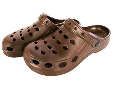 Orso Crocs Clogs Dames Klomp Bruin 36/41 Ass.