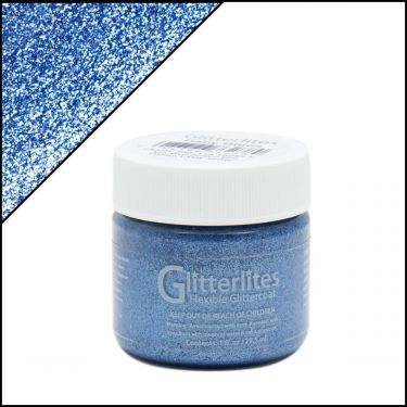 Angelus Glitterlites Leerverf Onderhoud 29,5Ml 238(Baby Blues)