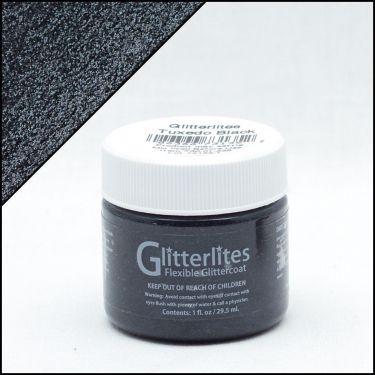 Angelus Glitterlites Leerverf Onderhoud 29,5Ml 235(Tuxedo Black)