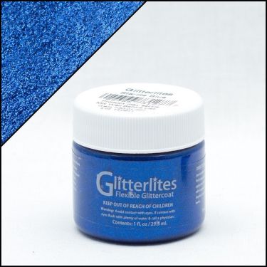 Angelus Glitterlites Leerverf Onderhoud 29,5Ml 227(Starlite Blue)