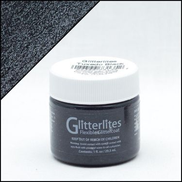 Angelus Glitterlites Leerverf Onderhoud 29,5ml kl.235(Tuxedo Black)