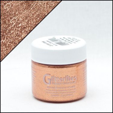 Angelus Glitterlites Leerverf Onderhoud 29,5ml kl.221(Penny Copper)