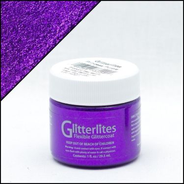 Angelus Glitterlites Leerverf Onderhoud 29,5ml kl.229(Princess Purple)
