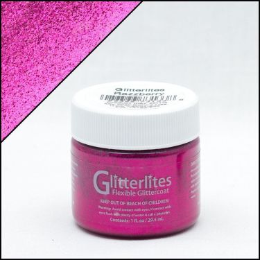 Angelus Glitterlites Leerverf Onderhoud 29,5ml kl.233(Razzberry)