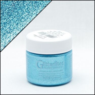 Angelus Glitterlites Leerverf Onderhoud 29,5ml kl.226(Sky Blue)