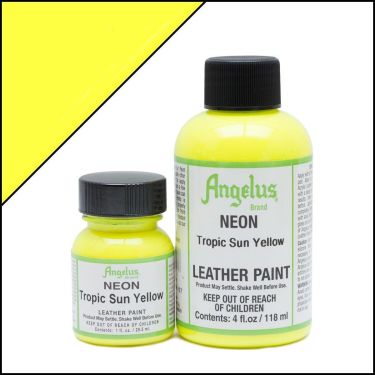 Angelus Neon Acryl Leerverf Onderhoud 29,5ml kl.127(Tropic Sun Yellow)