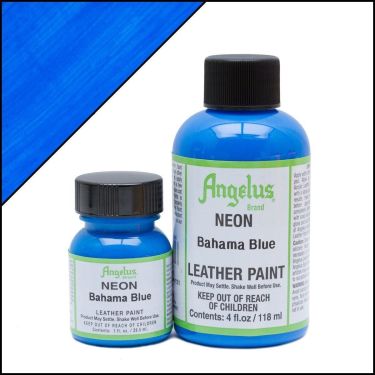 Angelus Neon Acryl Leerverf Onderhoud 29,5ml kl.131(Bahama Blue)