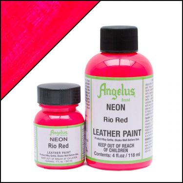 Angelus Neon Acryl Leerverf Onderhoud 29,5Ml 120(Rio Red)