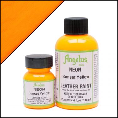 Angelus Neon Acryl Leerverf Onderhoud 29,5Ml 128(Sunset Yellow)