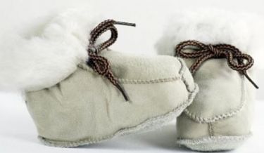 Bernardino Babyboot Lamsvel Pantoffel Beige 17