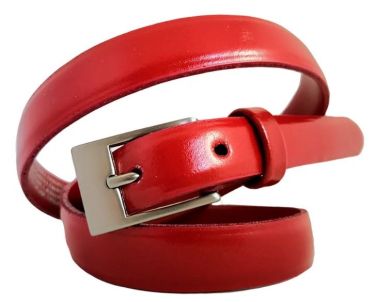Riem C15 Leren Riem 15mm Rood