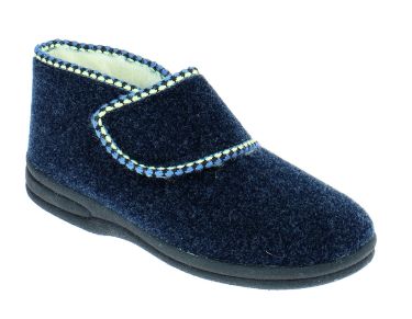 Fargeot Gevoerd Annie Pantoffel Blauw 36