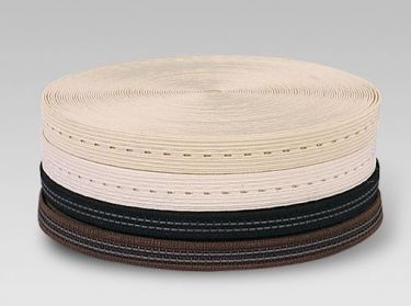 Gespen Elastiek Beige 6 mm