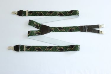 Hendrik Bretels Gold Dier Bretels Wild Zwijn Groen (56208)