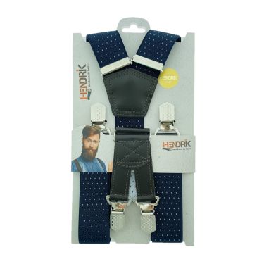 Hendrik Bretels Gold Stip Bretels Stip Blauw(56123)