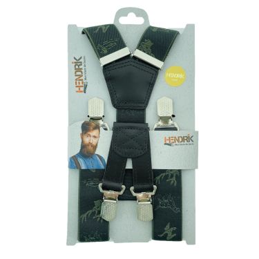 Hendrik Bretels Gold Dier Bretels Jacht Groen (27884)