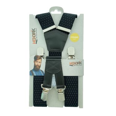 Hendrik Bretels Gold Stip Bretels Stip Zwart(56116)