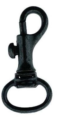 Karabijnhaak 636070-3B 35X14mm Donkerbrons