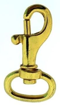 Karabijnhaak 636070-2B 35X14mm Koper
