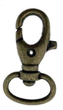 Karabijnhaak 636070-4A 40X16mm Oud Goud