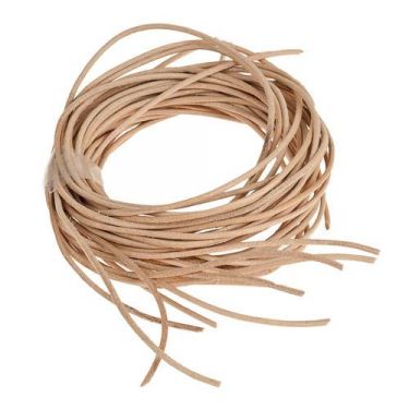 Leren Veters Dun Veter 100 cm Naturel