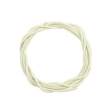 Leren Veters Dun Veter 100 cm Wit