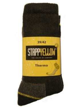 Planet Stapp Yellow Thermo Sok Grijs 39-42