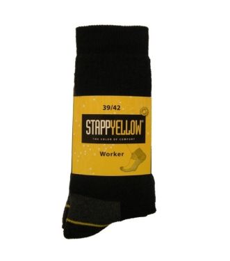 Planet Stapp Yellow Worker Sok Zwart 39-42