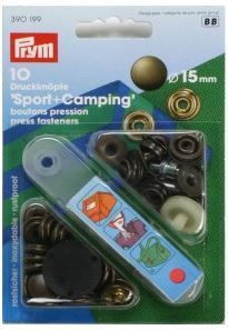 Prym Drukknoop Set 390199 Sport/Camping 15mm Oud Goud