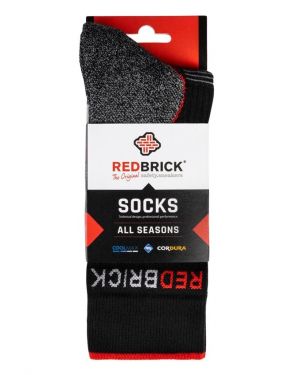 Redbrick Sok Allseason 025103 Sok Zwart 39-42