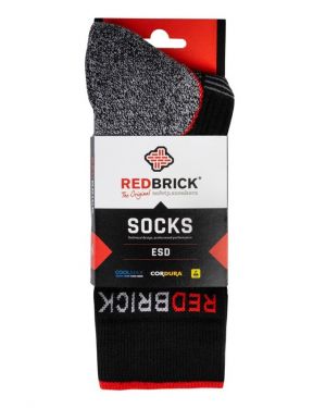 Redbrick Sok ESD 025102 Sok Zwart 47-50