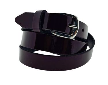 Riem L2001 Leren Riem 20mm Bordo Lak