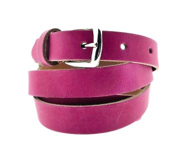 Riem M2001 Leren Riem 20mm Fuchsia