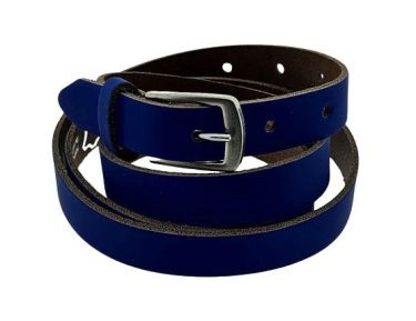 Riem M2001 Leren Riem 20mm Kobalt