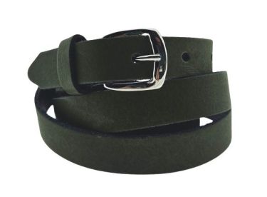 Riem M2001 Leren Riem 20mm Mosgroen