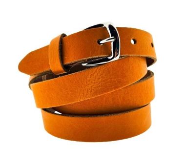 Riem M2001 Leren Riem 20mm Oranje