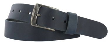 Riem 993547-35 mm Leren Riem 35mm Blauw