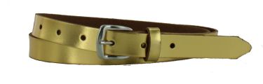 Riem M2001 Leren Riem 20mm Goud