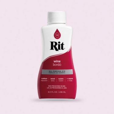 Rit All Purpose Liquid Dye 236ml 10(Wine)