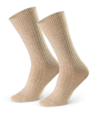 Steven Wollen Classic Sok 093 Sokken Beige 35/37