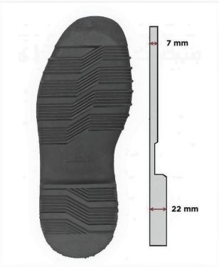 Topy Ricko Langzool Onderwerk Zwart (181) 39/40