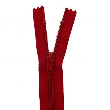 Ykk Nylon Spiraal 6 mm Rits 50 cm Rood-519